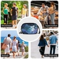 thumbnail image 7 of Stylish Crossbody Phone Bag Purse Handbags Adjustable Strap, Compact Design for Essentials Cute Blue and White Cat, 7 of 7