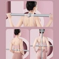 thumbnail image 6 of Yoga Posture Corrector Bar for Back Stretching and Humpback Improvement - Adjustable Yoga Stick for Home Workouts and Spinal Alignment(Gray), 6 of 7