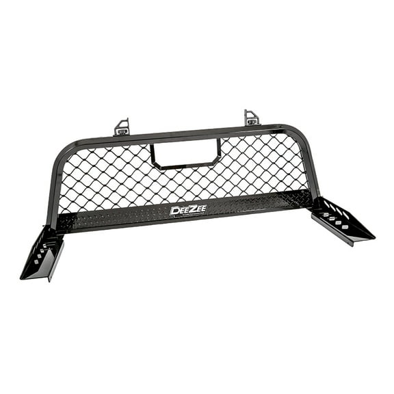 Dee Zee DZ95072RTB Texture Black Aluminum Mesh Cab Rack Fits select: 2017-2019,2021-2022 FORD F250