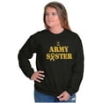 thumbnail image 3 of US Army Sister Military Logo Ribbon Women Crewneck Sweatshirt Brisco Brands S, 3 of 6