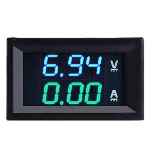 Digital Voltmeter Dc 100v 10a Voltmeter Ammeter Blue + Red Led Amp Dual Digital Volt Meter Gauge Electromobile Motorcycle Car