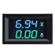 thumbnail image 1 of Digital Voltmeter Dc 100v 10a Voltmeter Ammeter Blue + Red Led Amp Dual Digital Volt Meter Gauge Electromobile Motorcycle Car, 1 of 1