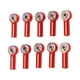thumbnail image 5 of 10 piezas M3 26 mm de aluminio para rótula de barra de enlace de coche de control remoto universal 1/10 1/8, color rojo, 5 of 14