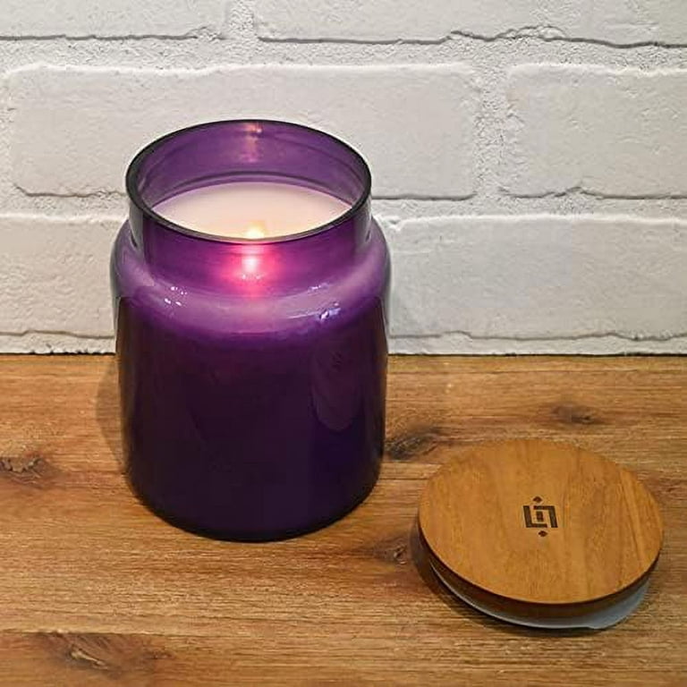 China Linlang Hot Sale Luxury Candle Jars Royal Purple Geo Glass Candle Jars  Geo Cut Glass Jars For Candle Making Manufacturer and Supplier