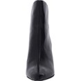 thumbnail image 3 of Schutz Michela Black Leather Pointed Toe Stiletto High Heel Bootie Ankle Boots (Black, 10.5), 3 of 3