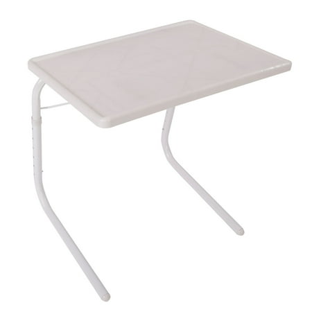 White Bed Tray Table Folding Table for Home, Practical Portable Home Use Bed Table Tray, White Desks Foldable Table Assembled Bed Table ()
