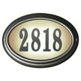 thumbnail image 4 of Edgewood Oval Lighted Address Plaque In Antique Copper Frame Color, 4 of 6