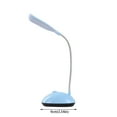 thumbnail image 3 of SeekLGT Gooseneck Desk Lamp Small Table Reading Lamp Flexible Eye-Friendly Portable Night Light for Study Dorm Bedroom Office, Battery Powered, Compact Design, 3 of 4