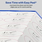 Avery Printable Blank Oval Labels, 1.5" x 2.5", Glossy White, 90 ...