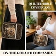 thumbnail image 2 of FOR U DESIGNS Golden Retriever Print Bible Case for Women Men Lightweight Carrying Organizer Bag Bible Protective with Handle and Zipper Handbag for Bible Study/Daily Use, 2 of 7