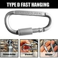 thumbnail image 4 of Queilt PCS Carabiner Small Carabiner Carabiners Keychain Carabiner Carabiner Bag Keychain Keyring Swivel Carabiner Set Keychain Tactical Carabiner Keyring Clips Carabiner, 4 of 4
