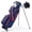 Blue, variant on Sturdum Lightweight Golf Stand Bag, 3.7lbs Par 3 Sunday Golf Bag with 3-Way Divider, Weatherproof 900D Oxford, Compact Carry Bag with Cooler Pocket for Driving Range