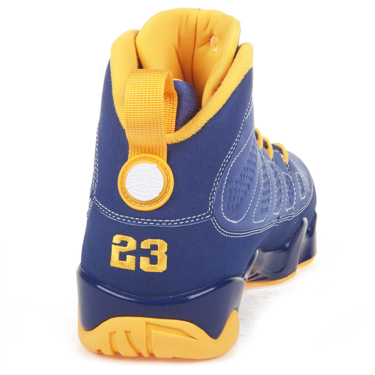retro 9 blue and yellow
