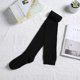 thumbnail image 3 of Sonducket 1 par de calcetines altos hasta el muslo de 80cm, Otoño Invierno, elasticidad, transpirabilidad, apariencia única de moda, calcetín, botas, Medias Negro, 3 of 6