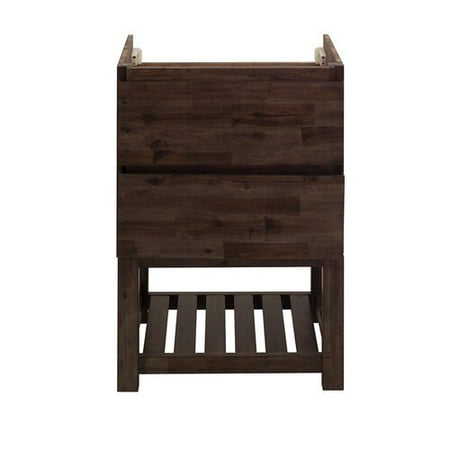 Floor Standing Vanity Unit - Fresca Formosa Floor Standing Open Bottom 23'' Single Bathroom Vanity Base Only