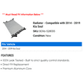 thumbnail image 2 of Radiator - Compatible with 2014 - 2019 Kia Soul 2015 2016 2017 2018, 2 of 2