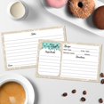 thumbnail image 3 of 321Done Tarjetas De Recetas De Tarro De Masón Pequeñas (Juego De 50) 3" X 5" De Doble Cara Premium - Hecho En Ee. Uu. - Notas Rústicas De Color Verde Azulado Y Tostado Para Bodas, 3 of 5