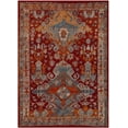 thumbnail image 2 of Luxe Weavers Moroccan Floral Red 8x10 Area Rug, Stain-Resistant Carpet, 2 of 6