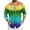 d-Green, variant on ChaoLingNeng Carnival Men Shirt,Mens Carnival Fashion Digital 3D Printed Long Sleeve Lapel Button Down Shirt Top,Mardi Gras Holiday Shirt for Men