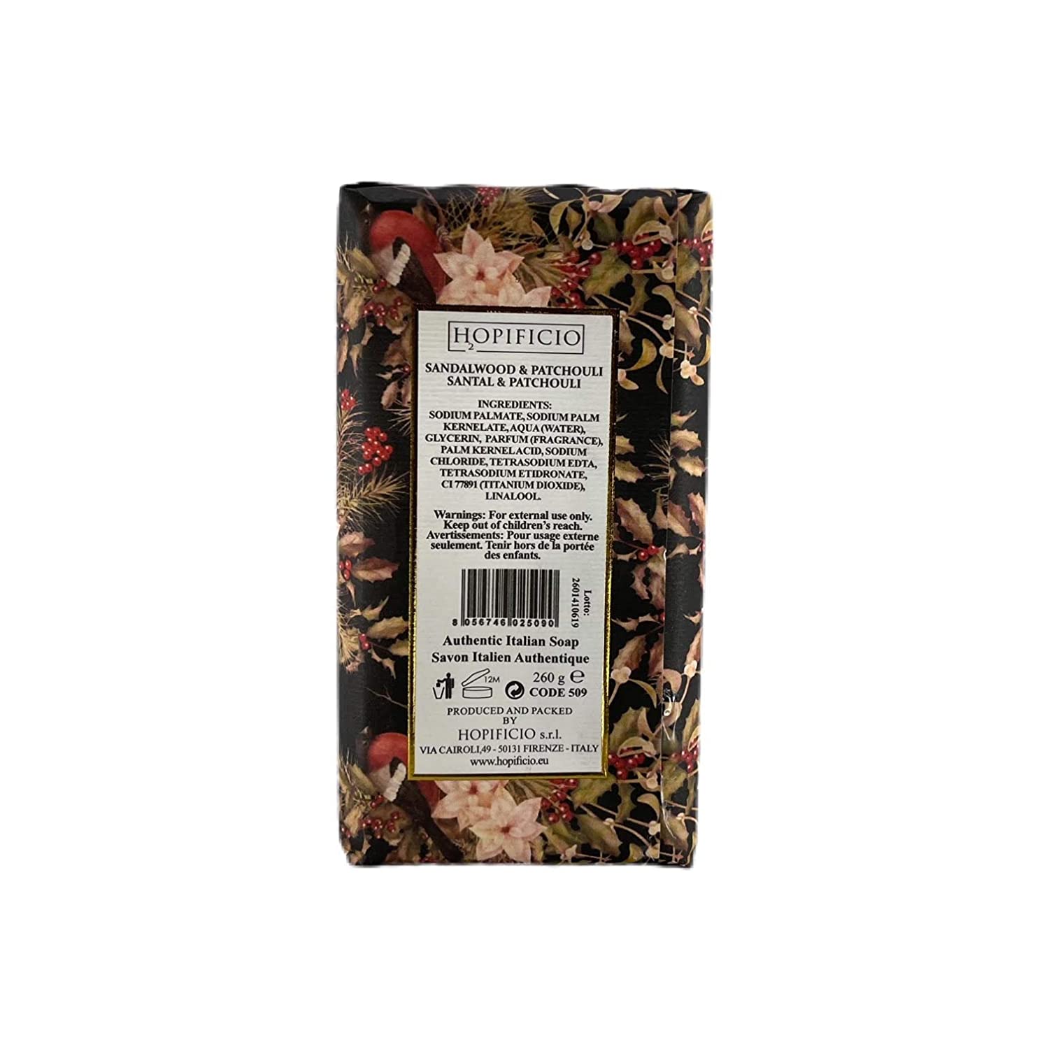 hopificio soap sandalwood patchouli