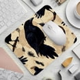 thumbnail image 2 of PhooArto Comfortable Mouse Pad Black Raven Dreamcatcher Pattern Desktop Mousepad , 21 x 25 cm Mouse Mat, Non-Slip Rubber Base, Improves Speed and Precision, 2 of 7