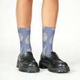 thumbnail image 4 of Rocae Cute Fat Cat for Girls Boys Crew Socks,Children's Socks, Kids Socks, Toddler Socks: Daily Wear with Kids School Uniform, 4 of 5