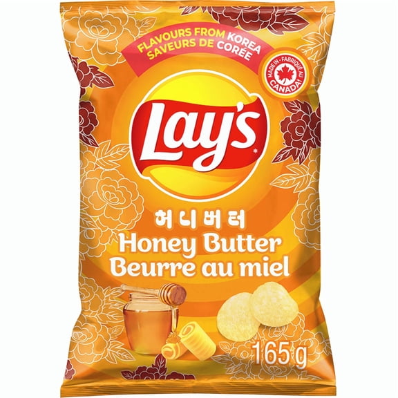 Lay's Honey Butter Chips, 165g/5.8 oz