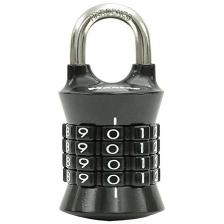 Master Lock 1535D Vertical Resettable Number Combination Lock Assorted Colors (Best Combination U Lock)