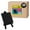Black Canvas/Black Easel, variant on Creative Mark Ultra Mini Black Stretched Canvas & Black Wood Easel for SmAll Paintings - 3x3 inch [20 pack] Perfect to Paint or Displaying SmAll-scale Arts and Crafts