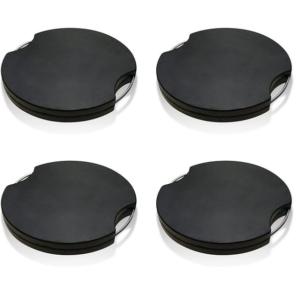 LIBRA HD 10.5" Water Proof RV Stabilizer Jack Pads Solid Rubber, Set 4