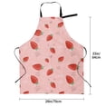 thumbnail image 5 of Lsque Cute Strawberry C Waterproof Apron Chef Aprons for Men Heavy Duty Chemical Work Apron Extra Long Grilling Aprons with Adjustable Bib Apron, 5 of 9
