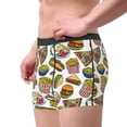 thumbnail image 2 of Gukieu Hot Dog With One Sausage Print Men's Boxer Briefs, High Elastic Moisture Wicking Boxer Briefs Underwear-Small, 2 of 5
