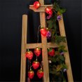 thumbnail image 4 of Red Strawberry Fruit Light String Children's Room Decoration Lamp 10LED, 4 of 8