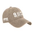 thumbnail image 2 of Unisex 911 Never Forget Hats 9/11 25th Anniversary Baseball Cap We Will Never Forget Hat 9/11 Patriot Day Commemorative Trucker Hat Khaki, 2 of 5