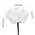 thumbnail image 3 of Handcrafted Ceramic Mini Pollinator Water Station, Colorful Floral Bee Feeder Butterfly Bath, Small Garden Stake Yard Outdoor Decor, 3 of 6