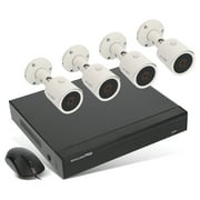 Spyclops SPYP-NVR4KIT4K 4K PoE NVR Kit with 1 TB NVR and Mini Bullet Cameras (4 Channels, 4 Cameras)