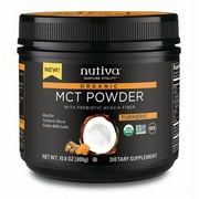 Nutiva Organic MCT Powder, Tumeric, 10.6-ounce