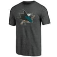 thumbnail image 2 of Men's Charcoal San Jose Sharks Greatest Dad Tri-Blend T-Shirt, 2 of 3
