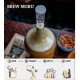 thumbnail image 2 of Craft A Brew Dual Fermentation Kit, Includes 1 Gallon Glass Fermenter Jar + Airlock  Rubber Stopper + Tubing, 2 of 12