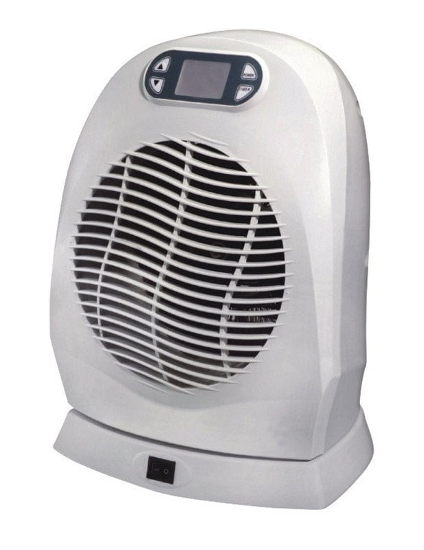 Pelonis Oscillating Heater 1500 W 2 Heat Settings OffWhite