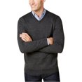 thumbnail image 1 of Club Room Mens Merino Knit Sweater, Grey, XXX-Large, 1 of 1