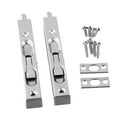 thumbnail image 2 of 2 Packs Door Bolt Lock Flush Bolt Latch Lock Concealed Door Security(Doors & Door Hardware), 2 of 10
