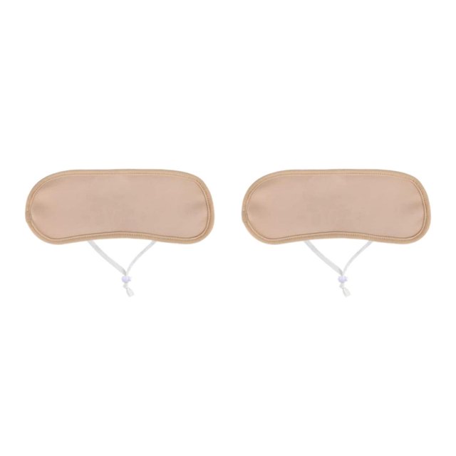 Baohd Machine Washable Castor Oil Pack Wrap for Easy Cleaning and Reuse Khaki 33 x 11cm 2Set