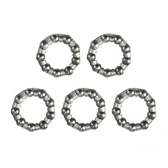 CSYANXING Bicycle Ball Bearings Crank 5 Pack 1 4 Inch Balls Stainless Steel 29mm OD 18mm ID for Schwinn Sears Genesis Bikes