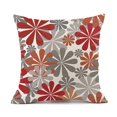 thumbnail image 2 of Fundas De Almohada Juego De 4 Fundas De Almohada Decorativas Rojas para Sofá Fundas De Almohadas De Margaritas Modernas para Sala De Estar Cojín Cama Al Aire Libre Gris, 2 of 5