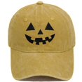 thumbnail image 1 of Casquette de Baseball Imprimé Citrouille Kaki Style Automne Mode pour Femmes Hommes Circonférence de Tête Réglable 22.1-24.4 Pouces, 1 of 2