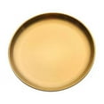 thumbnail image 1 of Stainless Steel Dining Dish Camping Picnic Tray Dirt Proof Kitchen Bar Tableware Fruit Snack Cake Plate Kitchen Accessories 1pcs 20cm gold, 1 of 6