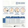 thumbnail image 5 of Truform Microfiber Medical Compression Socks 20-30 mmhg Knee High Closed Toe Beige Medium, 5 of 8