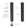 thumbnail image 4 of Noomya M100 Powerpoint Presenter PPT Clicker Flip Pen 2.4GHz Pointeur Rouge Télécommande Sans Fil avec Récepteur USB 50 Mètres Présentation de Contrôle à Distance pour la Formation de l'Enseignement de Bureau Scolaire pour Windo, 4 of 7