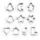 thumbnail image 3 of Moldes para hornear, moldes para pasteles, moldes navideños, 10 piezas, moldes para pasteles, herramientas para hornear DIY, cortadores, moldes para hornear, 3 of 9